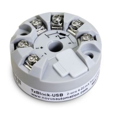 Imagem do produto TxBlock-USB – Transmissor Temperatura para Cabeçote - Alexmar - Automação Industrial