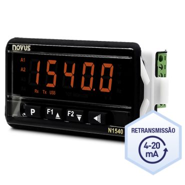 Imagem do produto N1540 RT – Indicador universal de processos 12 a 24VCC - Alexmar - Automação Industrial