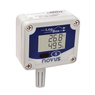 Imagem do produto LogBox-RHT-LCD – Registrador Eletrônico de Umidade e Temperatura - Alexmar - Automação Industrial