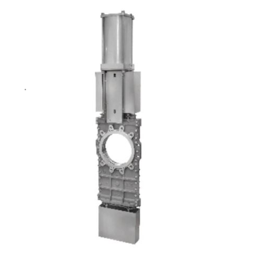 Imagem do produto Válvula guilhotina de faca passante bidirecional tipo wafer de alta performance para fluidos de alta concentração - Alexmar - Automação Industrial